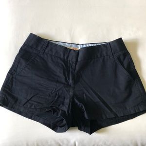 J Crew navy chino shorts